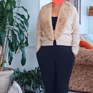 1950's Bernhard Altmann Real Mink And Cashmere Sweater